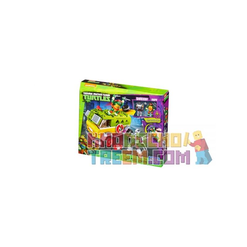 MEGA BLOKS DMX54 non  ĐẢNG XE bộ đồ chơi xếp lắp ráp ghép mô hình Teenage Mutant Ninja Turtles PARTY WAGON Ninja Rùa 274 khối