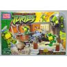 MEGA BLOKS 1421 non  CHIẾN ĐẤU bộ đồ chơi xếp lắp ráp ghép mô hình Teenage Mutant Ninja Turtles COMBAT LAIR Ninja Rùa 320 khối