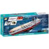 COBI CHARACTER BUILDING COBI-3086 3086 COBI3086 non  POSISN MẸ HÀNG KHÔNG bộ đồ chơi xếp lắp ráp ghép mô hình Military Army AIRCRAFT CARRIER GRAF ZEPPELIN Quân Sự Bộ Đội 3130 khối