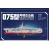 SEMBO 202002 non  075 TÀU TẤN CÔNG LƯỠNG CƯ bộ đồ chơi xếp lắp ráp ghép mô hình Military Army PLA. NAVY TYPE 75 LANDING HELICOPTER DOCK Quân Sự Bộ Đội 3066 khối