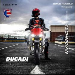 SHENZHEN RAEL ENTERTAINMENT 50051 non  DUKADI PANIGALE V4S. bộ đồ chơi xếp lắp ráp ghép mô hình  DUCATI V4S Kỹ Thuật Công Nghệ Cao Mô Hình Phương Tiện 827 khối