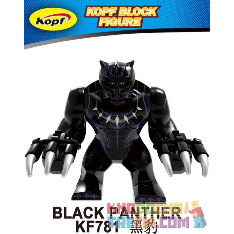 KOPF KF781 non  CON BEO bộ đồ chơi xếp lắp ráp ghép mô hình Marvel Super Heroes BLACK PANTHER Siêu Anh Hùng Marvel