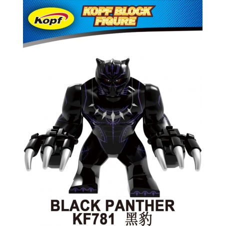 KOPF KF781 non  CON BEO bộ đồ chơi xếp lắp ráp ghép mô hình Marvel Super Heroes BLACK PANTHER Siêu Anh Hùng Marvel