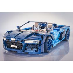 REBRICKABLE MOC-63528 63528 MOC63528 SUPER 18K K92 non  AUDI R8 SPYDER 1 tỷ lệ 1:8 bộ đồ chơi xếp lắp ráp ghép mô hình  AUDI R8 SPYDER 42083 B MODEL Kỹ Thuật Công Nghệ Cao Mô Hình Phương Tiện 2701 khối