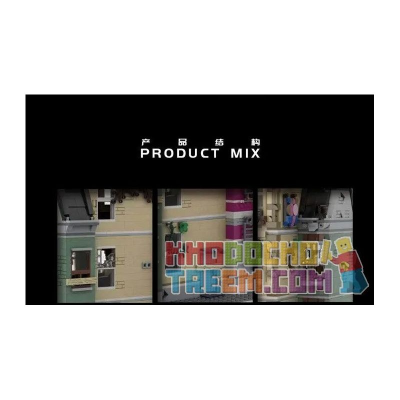 REBRICKABLE MOC-66832 66832 MOC66832 SUPER 18K K131 non  CỤC CẢNH SÁT THẾ GIỚI KẾT THÚC bộ đồ chơi xếp lắp ráp ghép mô hình Modular Buildings THE LAST OF WORLD APOCALYPSE POLICE STATION Mô Hình Nhà Cửa 2689 khối