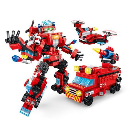 PanlosBrick 620001 Panlos Brick 620001 non  FIRECRO. bộ đồ chơi xếp lắp ráp ghép mô hình Super Warrios SUPER WARRIOR Siêu Chiến Binh