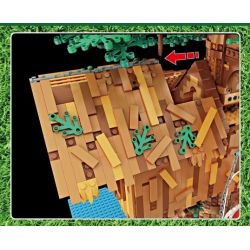 MouldKing 16033 16033D Mould King 16033 16033D non  NHÀ TRÊN CÂY bộ đồ chơi xếp lắp ráp ghép mô hình Modular Buildings NOVATOWN TREE HOUSE Mô Hình Nhà Cửa 3958 khối