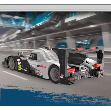 MouldKing 10002 Mould King 10002 non  PORSCHE 919. bộ đồ chơi xếp lắp ráp ghép mô hình Racers Đua Tốc Độ 1049 khối