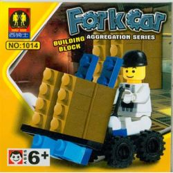 ZEPHYR KNIGHT 1014 non  XE NÂNG bộ đồ chơi xếp lắp ráp ghép mô hình City FORK CAR Thành Phố