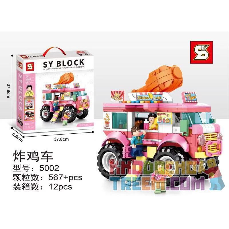 SHENG YUAN SY 5002 non  GÀ RÁN bộ đồ chơi xếp lắp ráp ghép mô hình 567 khối