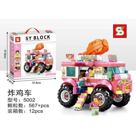 SHENG YUAN SY 5002 non  GÀ RÁN bộ đồ chơi xếp lắp ráp ghép mô hình 567 khối