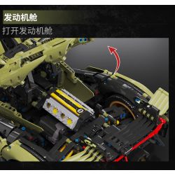 MOYU BLOCK MY88001 88001 MY88001A 88001A MY88001B 88001B MY88001C 88001C BAKA TECHNOLOGY BK6603 6603 non  LAMBORGHINI V12 VISION GT KHÁI NIỆM XE HƠI tỷ lệ 1:8 bộ đồ chơi xếp lắp ráp ghép mô hình  Kỹ Thuật Công Nghệ Cao Mô Hình Phương Tiện 2527 khối