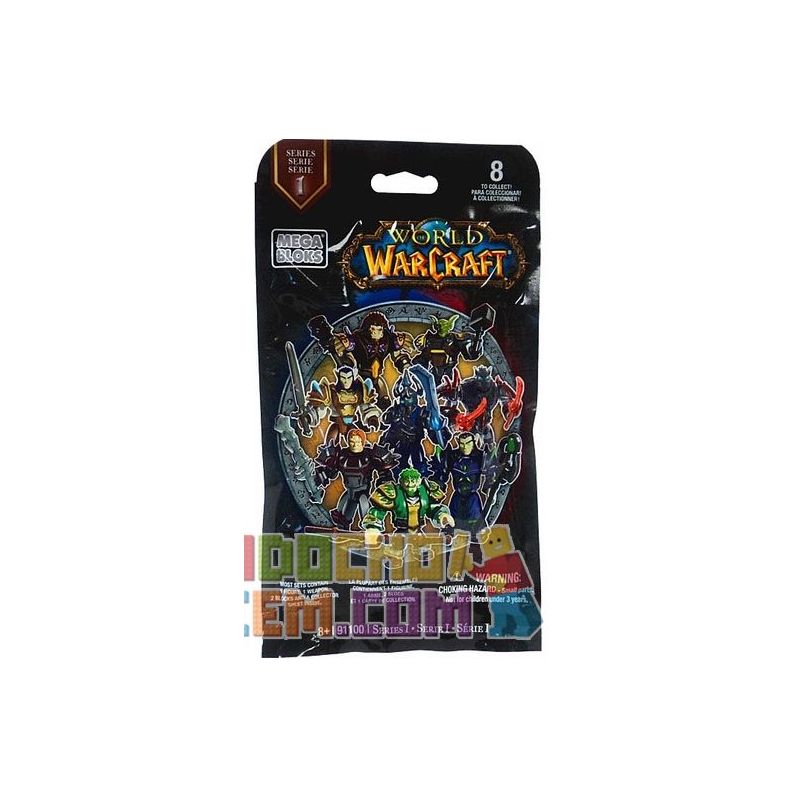 MEGA BLOKS 91100 non  HÌNH HÀNH ĐỘNG THU NHỎ DÒNG 1 bộ đồ chơi xếp lắp ráp ghép mô hình Computer Games WOW MAF SERIES (RANDOM PACK) Trò Chơi