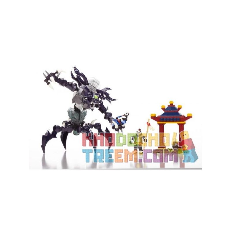 MEGA BLOKS 91046 non  SỰ PHẪN NỘ bộ đồ chơi xếp lắp ráp ghép mô hình Computer Games SHA OF ANGER Trò Chơi 213 khối