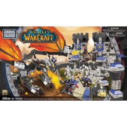 MEGA BLOKS 91016 non  TẤN CÔNG STORMWIND CỦA DEATHWING bộ đồ chơi xếp lắp ráp ghép mô hình Computer Games DEATHWING’S STORMWIND ASSAULT Trò Chơi 809 khối