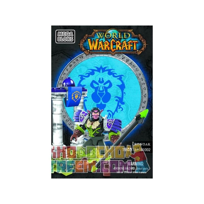 MEGA BLOKS 91002 non  IRONES. bộ đồ chơi xếp lắp ráp ghép mô hình Computer Games IRONOAK Trò Chơi 19 khối