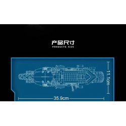 SUPER 18K K84 non  MOTOR MOTOR. bộ đồ chơi xếp lắp ráp ghép mô hình YAIBA KUSANAGI 668 khối