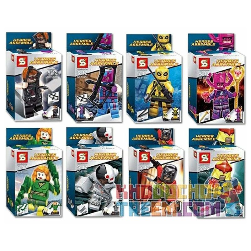 SHENG YUAN SY SY258 non  SIÊU ANH HÙNG EAGLE PHOENIX DEAD STEEL GALAXY NEW STAR RED ROBIN bộ đồ chơi xếp lắp ráp ghép mô hình Super Heroes HEROES ASSEMBLE Siêu Nhân Anh Hùng