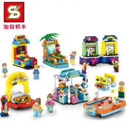 SHENG YUAN SY 5301A 5301B 5301C 5301D 5301E 5301F non  TRUYỀN HÌNH THỂ THAO 6 NGƯỜI CÂU CÁ CHUỘT OVERLORD ĐƯỜNG PHỐ ĐỊA ĐIỂM HÀNG KHÔNG SIÊU NHÂN ĐẤM BỐC LƯỚT MÙA HÈ bộ đồ chơi xếp lắp ráp ghép mô hình 947 khối