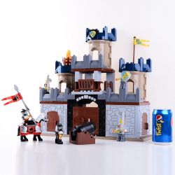 HYSTOYS HONGYUANSHENG AOLEDUOTOYS HG-1312 1312 HG1312 Xếp hình kiểu    Castle Đánh Chiếm Lâu đài Trung Cổ 2 Tầng 82 khối