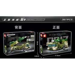 SEMBO 105597 non  XE TÊN LỬA DONGFENG -17 bộ đồ chơi xếp lắp ráp ghép mô hình Military Army DF-17 Quân Sự Bộ Đội 397 khối