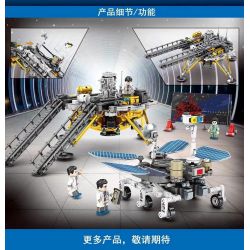 SEMBO 203030 non  CHINA TIANTIAN SỐ 1 MARS MARSPECTOR bộ đồ chơi xếp lắp ráp ghép mô hình Space SEA OF STARS Thám Hiểm Không Gian 1098 khối