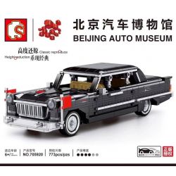 SEMBO 705920 non  HỘP KIỂM RED FLAG L5 bộ đồ chơi xếp lắp ráp ghép mô hình Creator BEIJING AUTO MUSEUM Sáng Tạo 773 khối