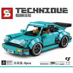 SHENG YUAN SY 8310 non  XE THỂ THAO PORSCHE 911 bộ đồ chơi xếp lắp ráp ghép mô hình  TECHINQUE Kỹ Thuật Công Nghệ Cao Mô Hình Phương Tiện 717 khối
