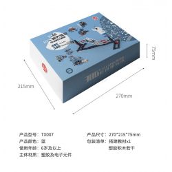 BRICK TX013 non  BRICK BOUTON PHÒNG THÍ NGHIỆM ĐỘNG CƠ GỖ SET bộ đồ chơi xếp lắp ráp ghép mô hình  Kỹ Thuật Công Nghệ Cao Mô Hình Phương Tiện 425 khối