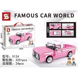 SEMBO 607339 SHENG YUAN SY 5124 non  DODIKA. bộ đồ chơi xếp lắp ráp ghép mô hình Racers DODGE Đua Tốc Độ 325 khối