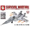 SEMBO 207054 SHENG YUAN SY 1564 non  SU -27 FIGHTER. bộ đồ chơi xếp lắp ráp ghép mô hình Military Army SURVIVAL WARFARE Quân Sự Bộ Đội 617 khối