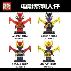 PRCK GXL043 GXL044 GXL045 GXL046 non  QUỶ Z. bộ đồ chơi xếp lắp ráp ghép mô hình Collectable Minifigures MAZINGER Búp Bê Sưu Tầm