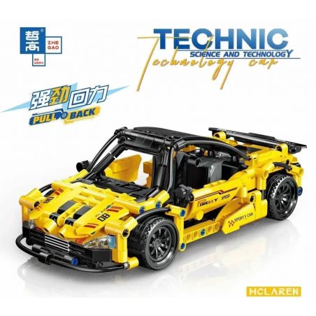 ZHEGAO QL0473 0473 non  MCLAREN BACK BUS. bộ đồ chơi xếp lắp ráp ghép mô hình  Kỹ Thuật Công Nghệ Cao Mô Hình Phương Tiện 433 khối