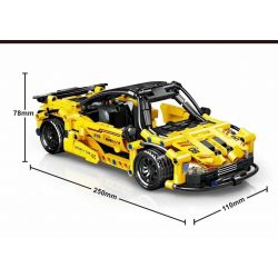 ZHEGAO QL0473 0473 non  MCLAREN BACK BUS. bộ đồ chơi xếp lắp ráp ghép mô hình  Kỹ Thuật Công Nghệ Cao Mô Hình Phương Tiện 433 khối