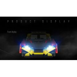 QuanGuan 100152 Quan Guan 100152 non  XE THÀNH PHỐ: 100152 bộ đồ chơi xếp lắp ráp ghép mô hình Racers Đua Tốc Độ 348 khối