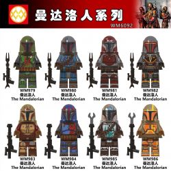 WM 6092 979 980 981 982 983 984 985 986 non  HÀNG TRĂM NGƯỜI 8 MANDARO SERIES bộ đồ chơi xếp lắp ráp ghép mô hình Star Wars Chiến Tranh Giữa Các Vì Sao