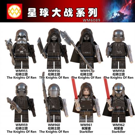 WM 6089 955 956 957 958 959 960 961 962 non  HÀNG TRĂM NGƯỜI 8 SÊ-RI STAR WARS bộ đồ chơi xếp lắp ráp ghép mô hình Chiến Tranh Giữa Các Vì Sao