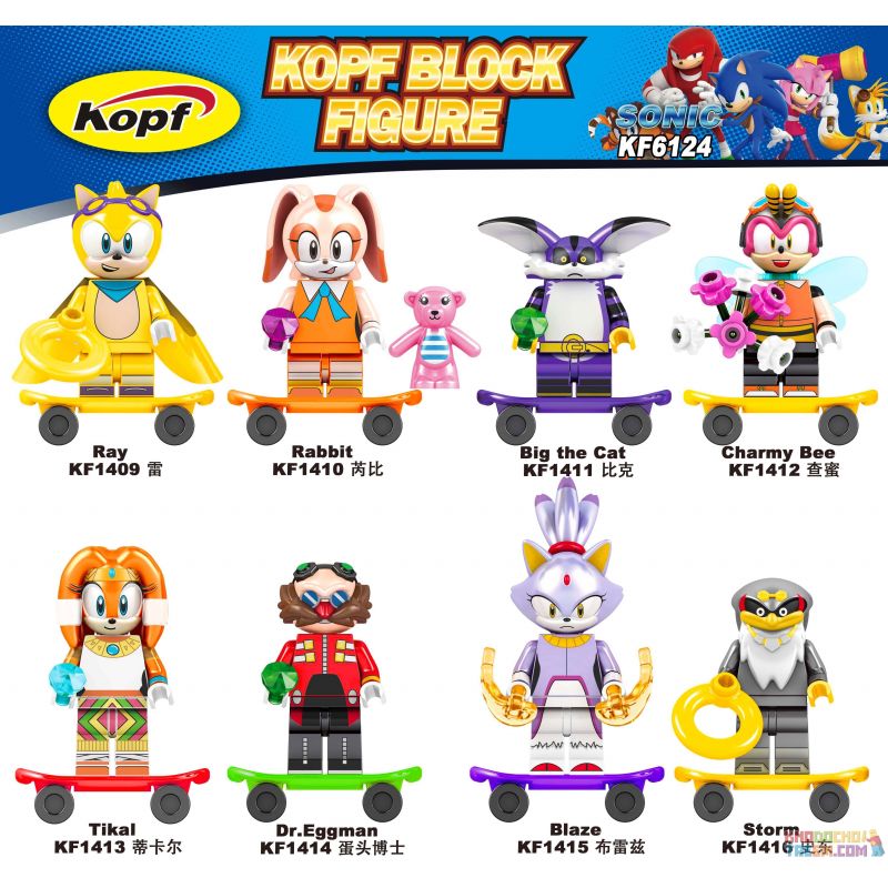 KOPF KF6124 6124 KF1409 1409 KF1410 1410 KF1411 1411 KF1412 1412 KF1413 1413 KF1414 1414 KF1415 1415 KF1416 1416 WM 6087 939 940 941 942 943 944 945 946 non  HÀNG TRĂM NGƯỜI 8 SERIES SONIC bộ đồ chơi xếp lắp ráp ghép mô hình Movie & Game Phim Và Trò Chơi