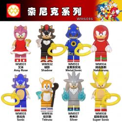 KOPF KF6123 6123 WM 6086 931 932 933 934 935 936 937 938 non  HÀNG TRĂM NGƯỜI 8 SERIES SONIC bộ đồ chơi xếp lắp ráp ghép mô hình Movie & Game Phim Và Trò Chơi