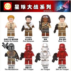 WM 6082 895 896 897 898 899 900 901 902 non  HÀNG TRĂM NGƯỜI 8 SÊ-RI STAR WARS bộ đồ chơi xếp lắp ráp ghép mô hình Chiến Tranh Giữa Các Vì Sao
