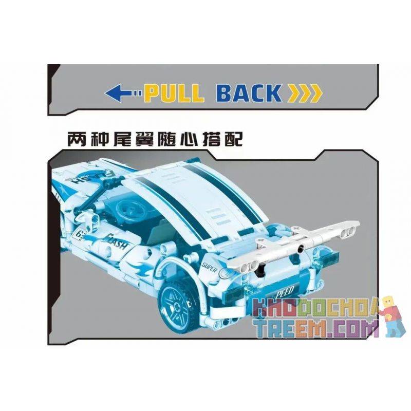 ZHEGAO QL0466 0466 non  KARSAS LFA BACK. bộ đồ chơi xếp lắp ráp ghép mô hình  LEXUS LFA Kỹ Thuật Công Nghệ Cao Mô Hình Phương Tiện 404 khối
