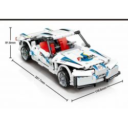 ZHEGAO QL0466 0466 non  KARSAS LFA BACK. bộ đồ chơi xếp lắp ráp ghép mô hình  LEXUS LFA Kỹ Thuật Công Nghệ Cao Mô Hình Phương Tiện 404 khối