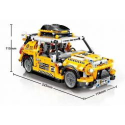 ZHEGAO QL0461 0461 non  RÒNG RỌC VÀNG bộ đồ chơi xếp lắp ráp ghép mô hình Speed Champions Racing Cars PC WALKER Đua Xe Công Thức 606 khối