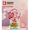 SEMBO 601150 non  SAKURA HOT BALLOON. bộ đồ chơi xếp lắp ráp ghép mô hình Creator Sáng Tạo 718 khối
