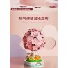 SEMBO 601150 non  SAKURA HOT BALLOON. bộ đồ chơi xếp lắp ráp ghép mô hình Creator Sáng Tạo 718 khối
