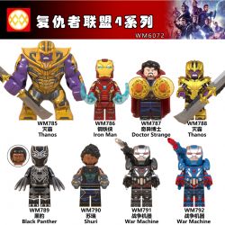 WM 6072 785 786 787 788 789 790 791 792 non  HÀNG TRĂM NGƯỜI 8 AVENGERS 4 SERIES bộ đồ chơi xếp lắp ráp ghép mô hình Super Heroes Siêu Nhân Anh Hùng