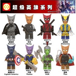 WM 6070 769 770 771 772 773 774 775 776 non  HÀNG TRĂM NGƯỜI 8 SÊ-RI SIÊU ANH HÙNG bộ đồ chơi xếp lắp ráp ghép mô hình Super Heroes Siêu Nhân Anh Hùng
