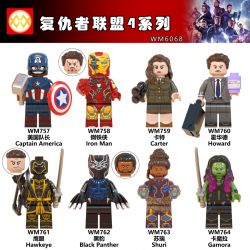 WM 6068 757 758 759 760 761 762 763 764 non  HÀNG TRĂM NGƯỜI 8 AVENGERS 4 SERIES bộ đồ chơi xếp lắp ráp ghép mô hình Super Heroes Siêu Nhân Anh Hùng