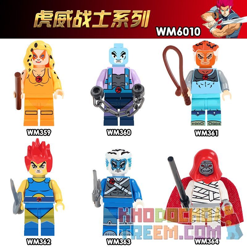 WM 6010 359 360 361 362 363 364 non  CHUỖI CHIẾN BINH WEI bộ đồ chơi xếp lắp ráp ghép mô hình Collectable Minifigures Búp Bê Sưu Tầm