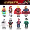 WM 6005 328 329 330 331 332 333 334 335 non  HÀNG TRĂM NGƯỜI 8 SÊ-RI SIÊU ANH HÙNG bộ đồ chơi xếp lắp ráp ghép mô hình Super Heroes Siêu Nhân Anh Hùng